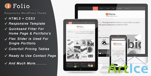 ThemeForest - iFolio v1.1 - Clean WordPress CMS Portfolio Theme