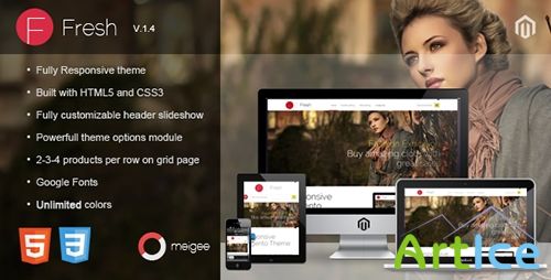 ThemeForest - Fresh v1.3 - Responsive Magento Theme