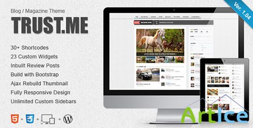 ThemeForest - TrustMe v1.0.1 - Responsive WordPress Magazine / Blog