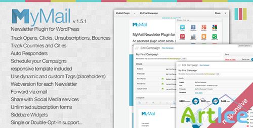 CodeCanyon - MyMail v1.5.0 - Email Newsletter Plugin for WordPress