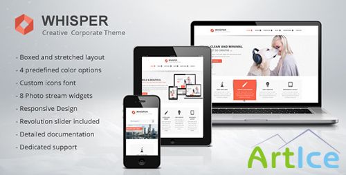 ThemeForest - Whisper - Creative Corporate Theme - RIP