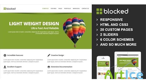 Mojo-Themes - Blocked HTML5 Template - RIP