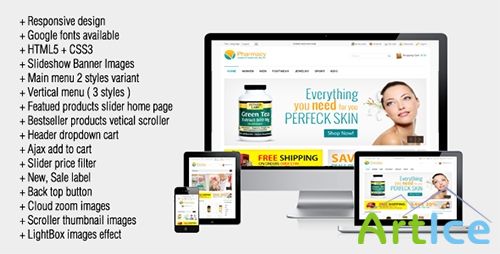 ThemeForest - Pharmacy - Responsive Magento Theme