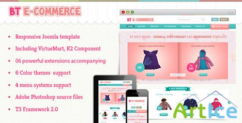 ThemeForest - BT E-commerce - Responsive Joomla and Virtuemart