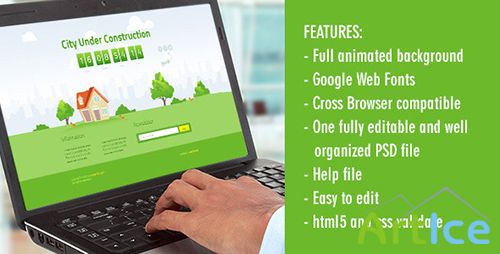 ThemeForest - Animated City Under Construction - RIP