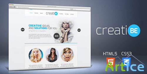 ThemeForest - CreatiBe - Responsive HTML Template - RIP