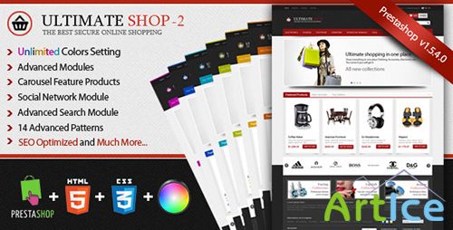 ThemeForest - Ultimateshop Pro2 - Prestashop 1.5 Template