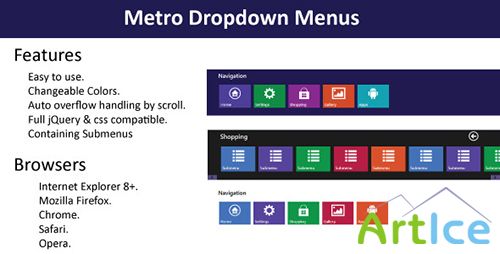 CodeCanyon - Metro Navigation Menu