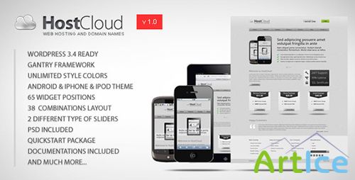 ThemeForest - HostCloud - Premium WordPress Theme