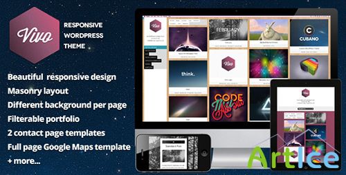 ThemeForest - Vivo - Responsive WordPress Portfolio