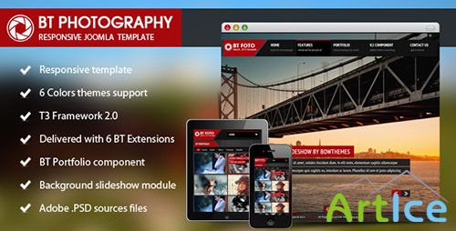 ThemeForest - BT Photography Joomla Template