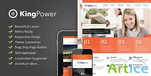 ThemeForest - King Power - Retina Ready Multi-Purpose Theme