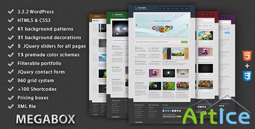 ThemeForest - MegaBox v1.4 - Multipurpose WordPress Theme