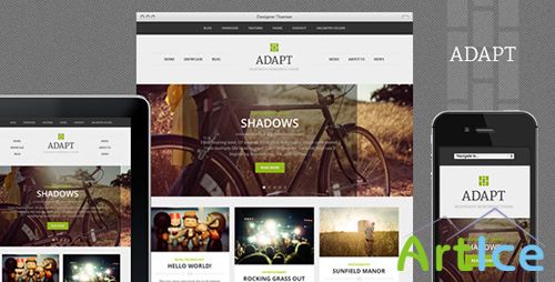 ThemeForest - Adapt v1.2, a Responsive WordPress Theme