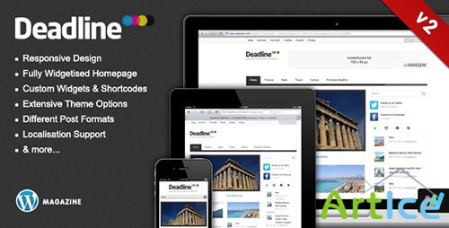 ThemeForest - Deadline v2.2.8 - Responsive Premium WordPress News / Magazine Theme