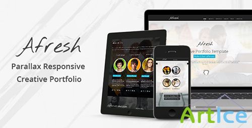 ThemeForest - Afresh - Parallax Responsive Creative Portfolio