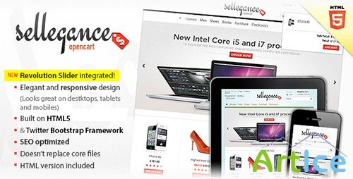 ThemeForest - Sellegance v1.5.0.1 - Responsive and Clean OpenCart Theme