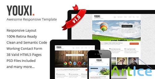 ThemeForest - Youxi - Multipurpose Responsive HTML5 Theme