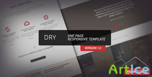 ThemeForest - Dry - One Page Responsive Template - FULL