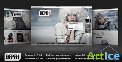 ThemeForest - Depth HTML - Full-Screen AJAX Portfolio - FULL