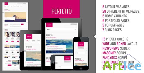 ThemeForest - Perfetto - Responsive Bootstrap Template - RIP