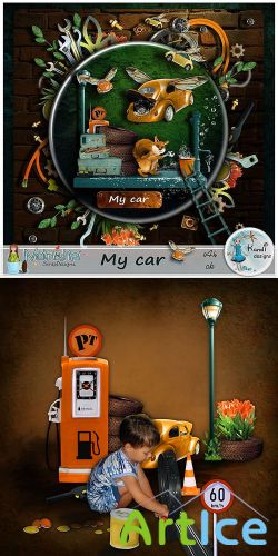 Scrap Set - My Car PNG and JPG Files