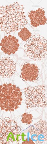 Floral Brushes Set 52