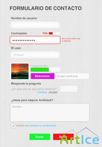 PSD Web Design - Contact Forms