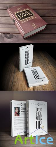 3 Cover Book Mock Ups Presentation