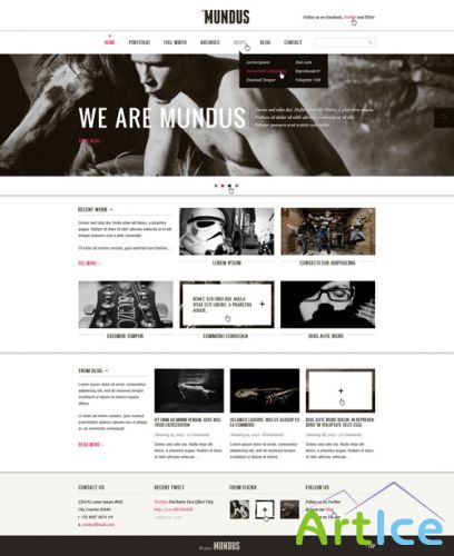 Mundus Agency Web Template