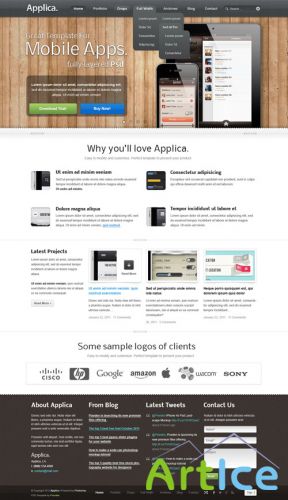 Applica App Web Template