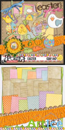 Scrap Set - Easter PNG and JPG Files