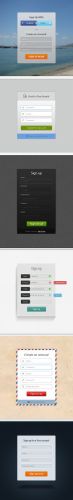 Designtnt - Web Clean Sign-up Forms