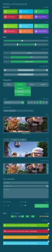 Designtnt - Web Metro UI Elements