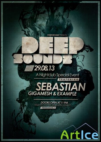 PSD Source - Deep Sounds Flyer