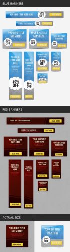 Designtnt - Web Sale Banners Set 1