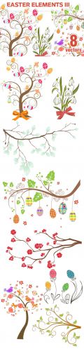 Designtnt - Vector Easter Elements Set 3