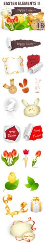 Designtnt - Vector Easter Elements Set 2