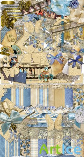 Scrap Set - Victorian Heritage PNG and JPG Files