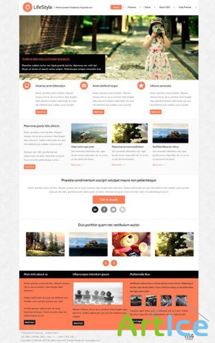 YouJoomla - Lifestyle - Portfolio Joomla 2.5 Premium Template