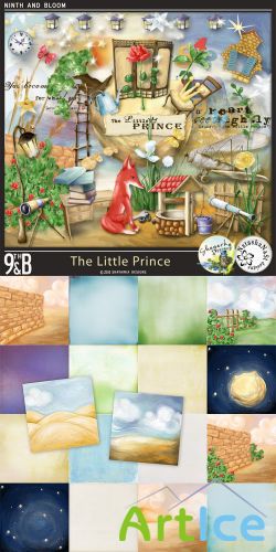 Scrap Set - The Little Prince PNG and JPG Files