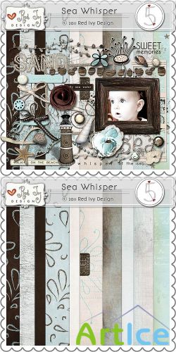 Scrap Set - Sea Whisper PNG and JPG Files