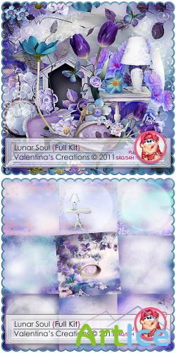 Scrap Set - Lunar Soul PNG and JPG Files