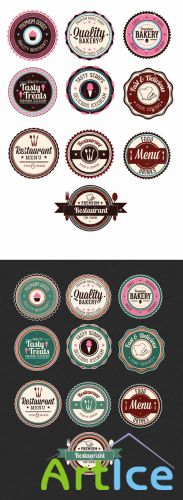 Food Badges Set 1