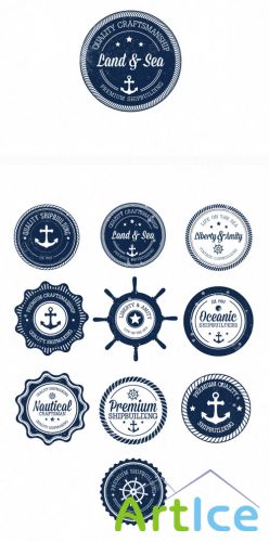 Nautical Badges Set 1