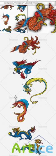 Chinese Mythology Vector