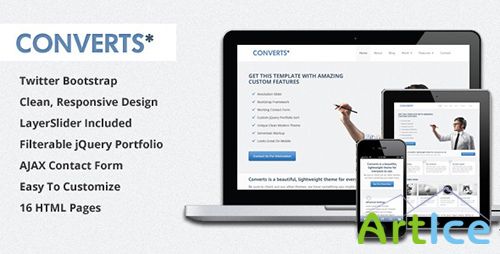 ThemeForest - Converts - Responsive Bootstrap HTML Theme - RIP