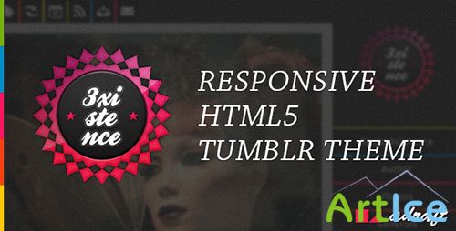 ThemeForest - 3xistence - Responsive Tumblr Theme