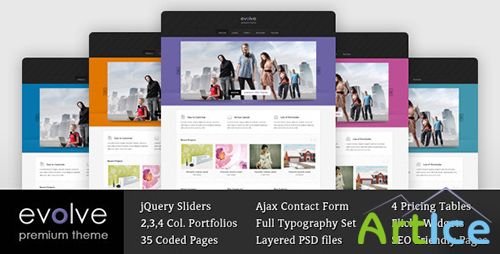 ThemeForest - Evolve v1.0 - Responsive Multipurpose HTML theme - FULL