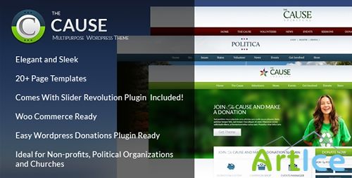 ThemeForest - The Cause v1.1 - Non-Profit WordPress Theme - FULL